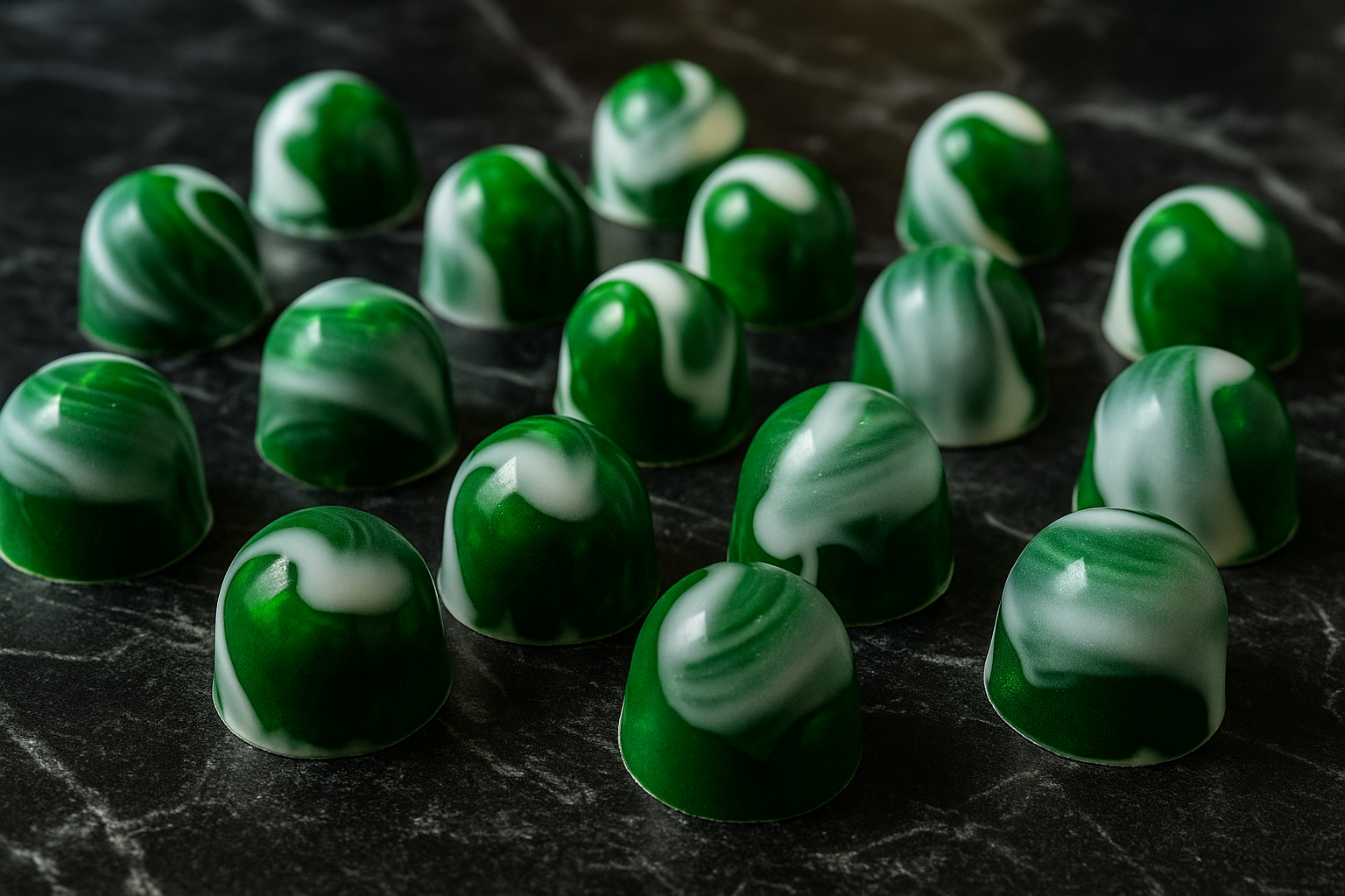 Bombones Chocolate Verde